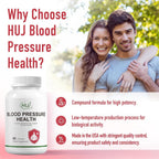 HUJ Blood Pressure Health Supplement Plant-Based - 60 Capsules - image 4