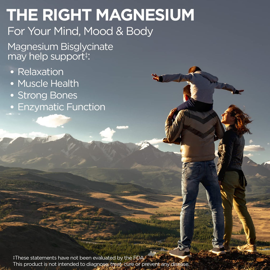 KAL Chelated Magnesium Bisglycinate - 180 Tablets - image 3