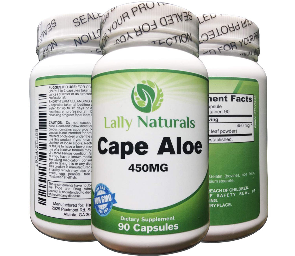 Lally Naturals Cape Aloe 450 mg - 90 Capsules - image 5