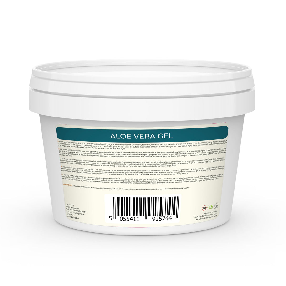 Mystic Moments Aloe Vera Gel - 500g - image 2