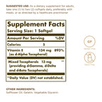 Solgar Vitamin E 200 IU Natural Antioxidant - 200 Softgels - image 2