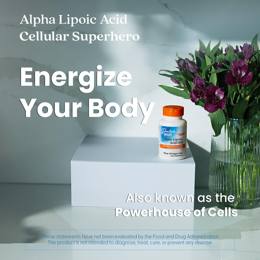 Doctor's Best Alpha Lipoic Acid Supplement - Alpha-Lipoic Acid Caps