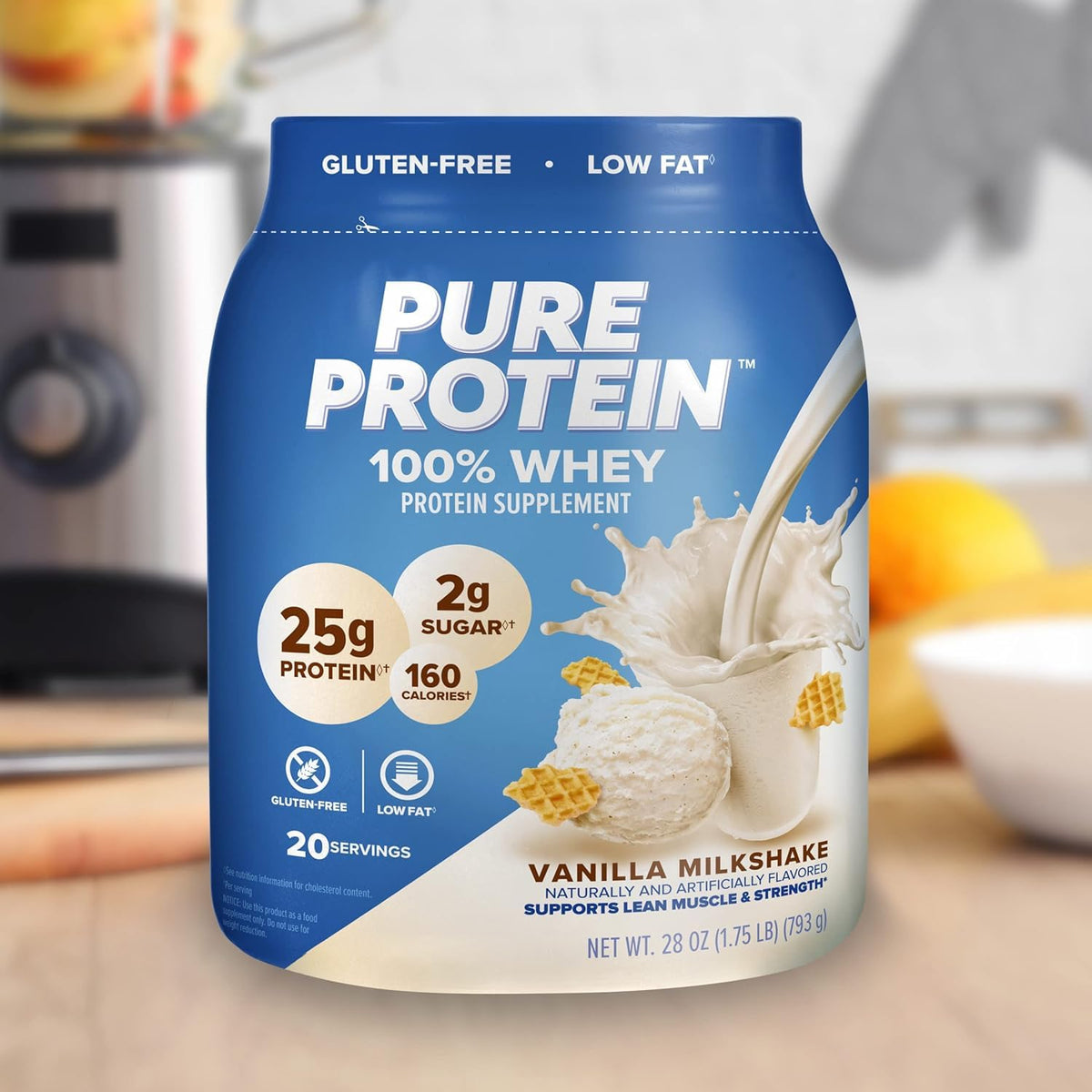 Pure Protein Natural Whey Powder Vanilla - 1.6 lbs - image 5