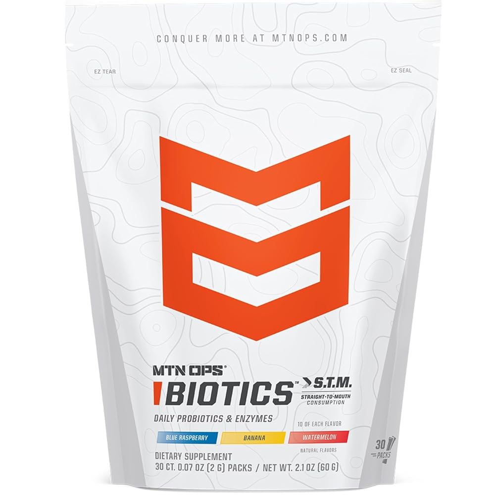 MTN OPS Biotics STM On-the-Go Probiotic Powder - 2.1 oz