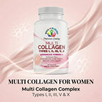 Well and Blessed Multi Collagen Supplements for Women - 90 Capsules - image 7