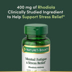 Nature's Bounty Mental Fatigue & Stress Relief 400mg - 30 Capsules - image 3