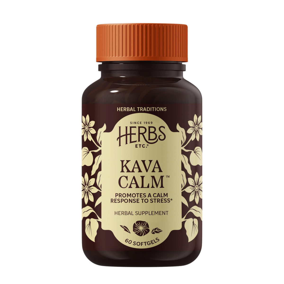 Herbs Etc. Kava Calm Softgels Organic - 60 Softgels