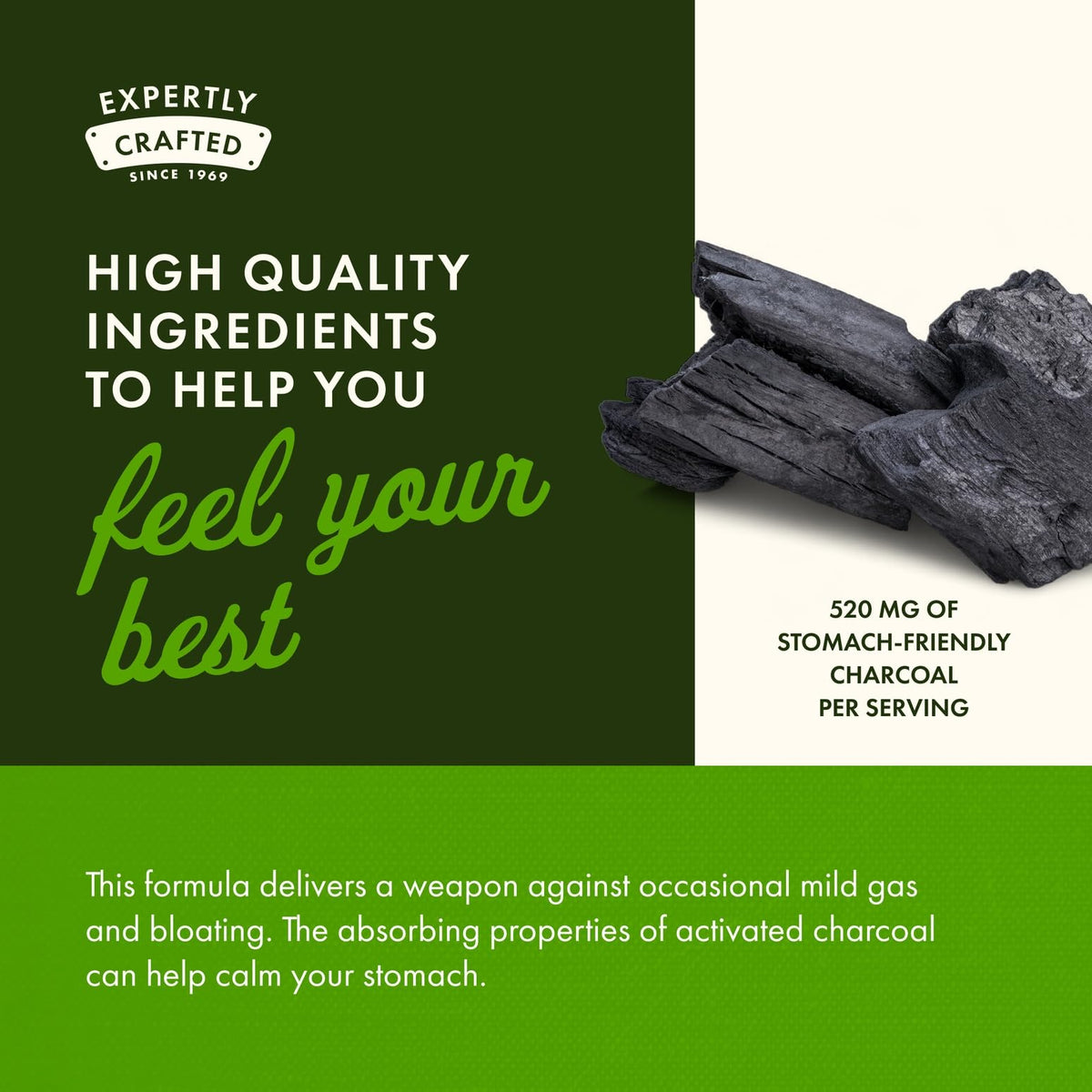 Swanson Activated Charcoal Digestive Support - 240 Capsules - image 5