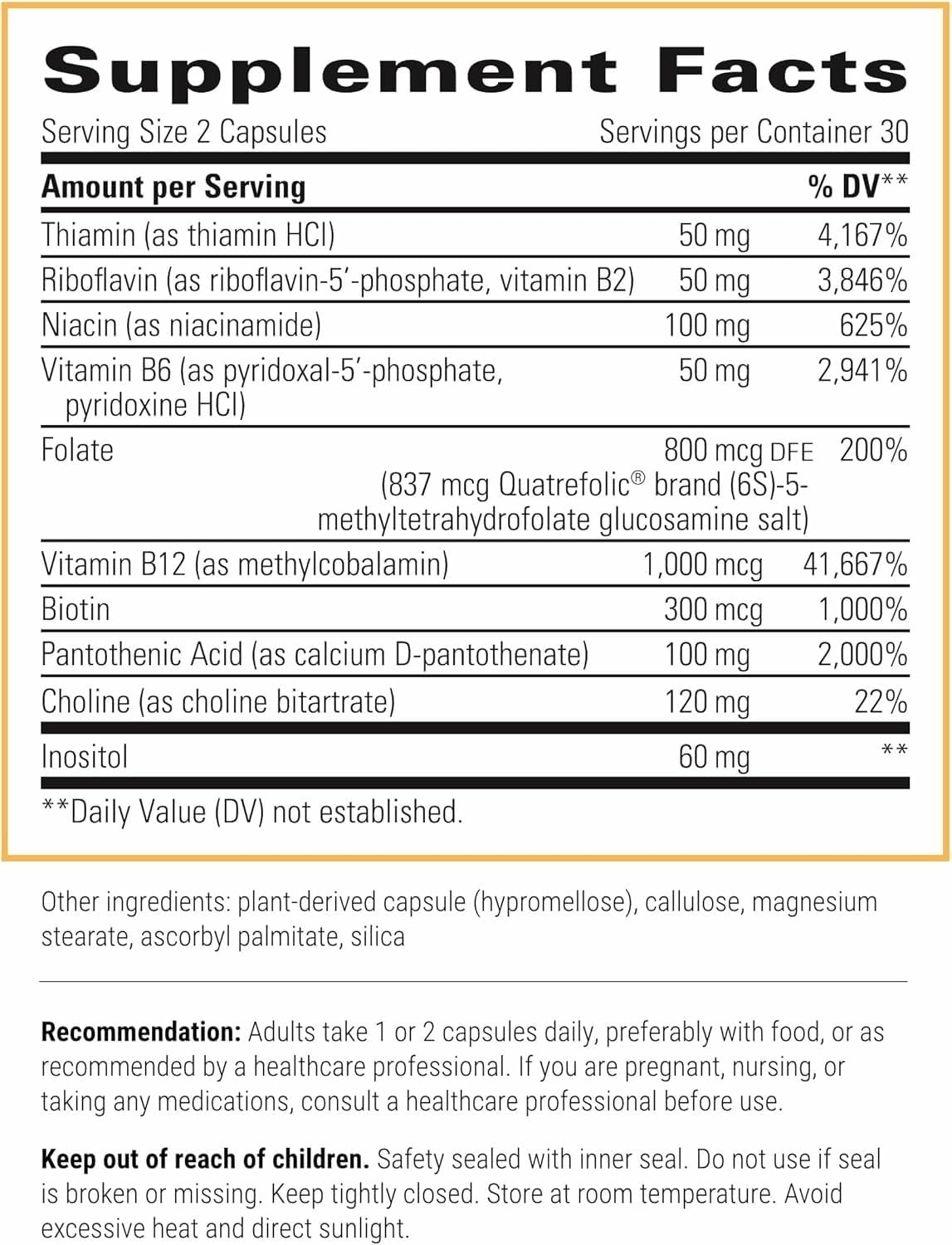 Integrative Therapeutics Active B-Complex - 120 Capsules - image 2