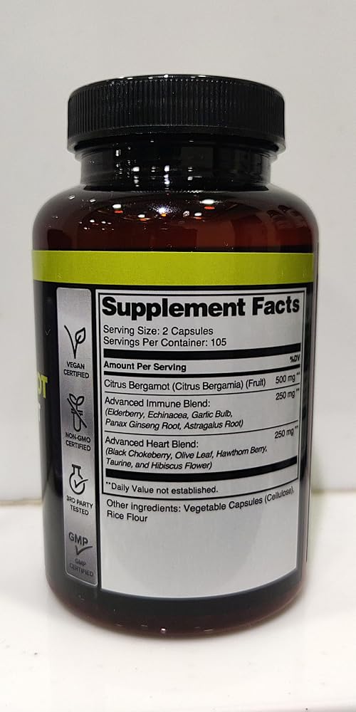 WELBUDA Citrus Bergamot with Olive Leaf & Hawthorn - 210 Capsules - image 3