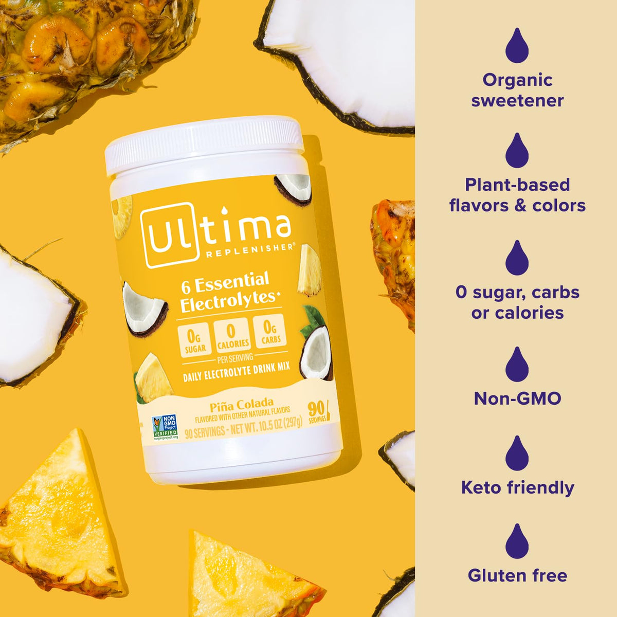 Ultima Replenisher Daily Electrolyte Powder Drink Mix