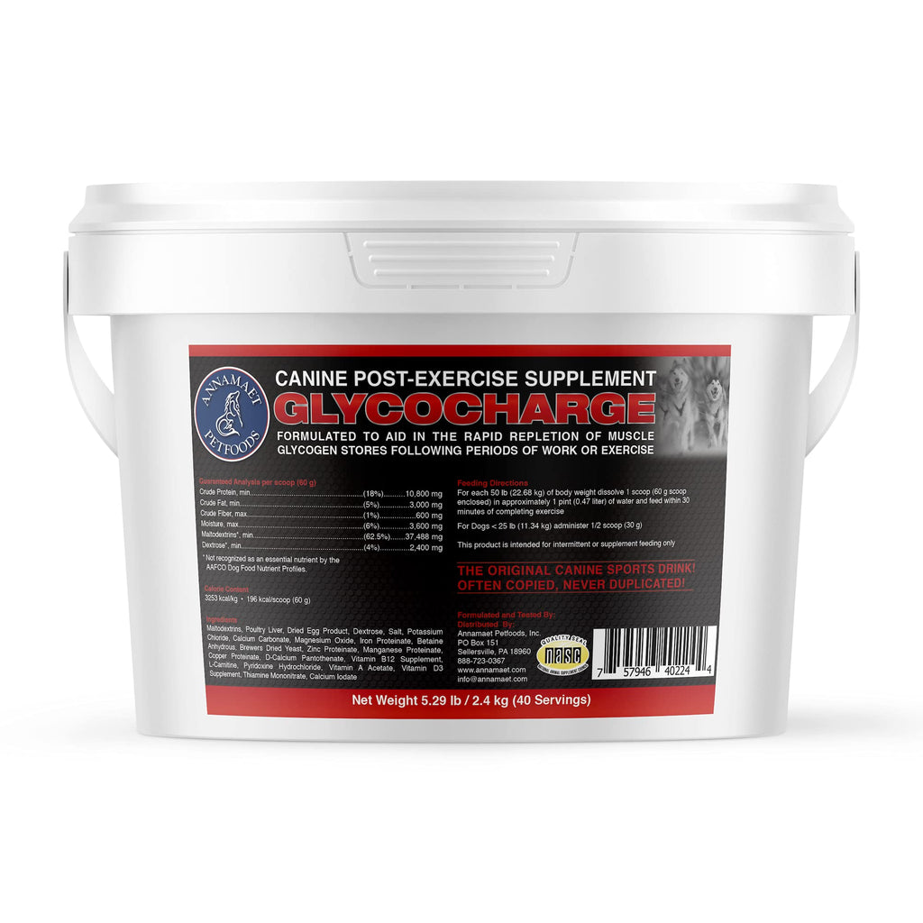 Annamaet Glycocharge Post-Exercise Supplement for Dogs - 2.4 kg