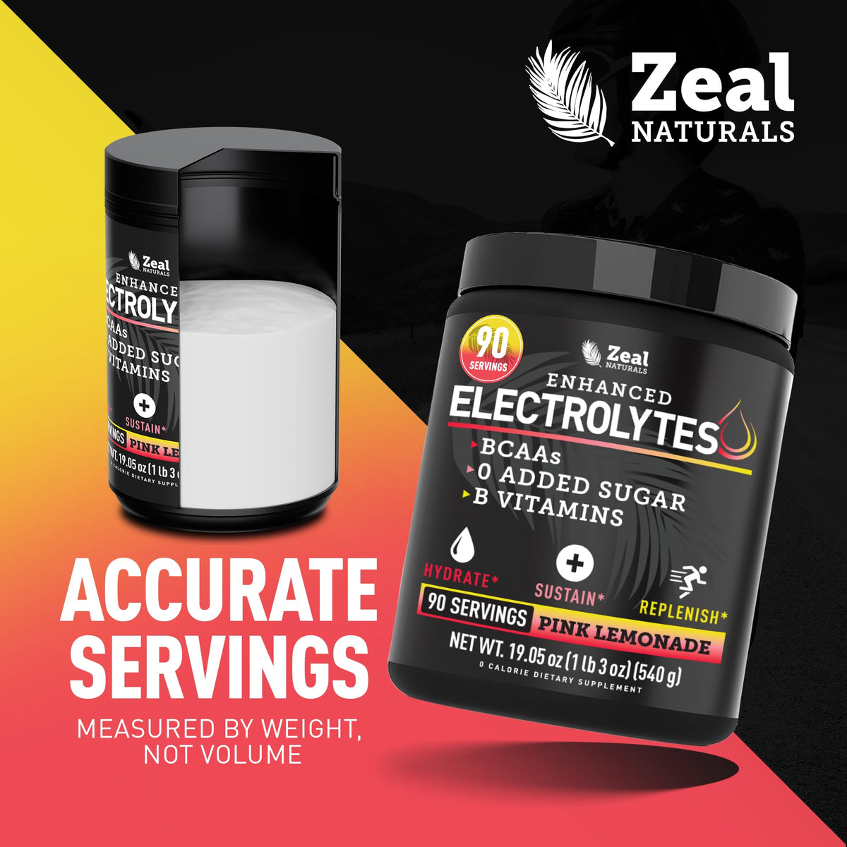 Zeal Naturals Electrolyte Powder - 90 Servings