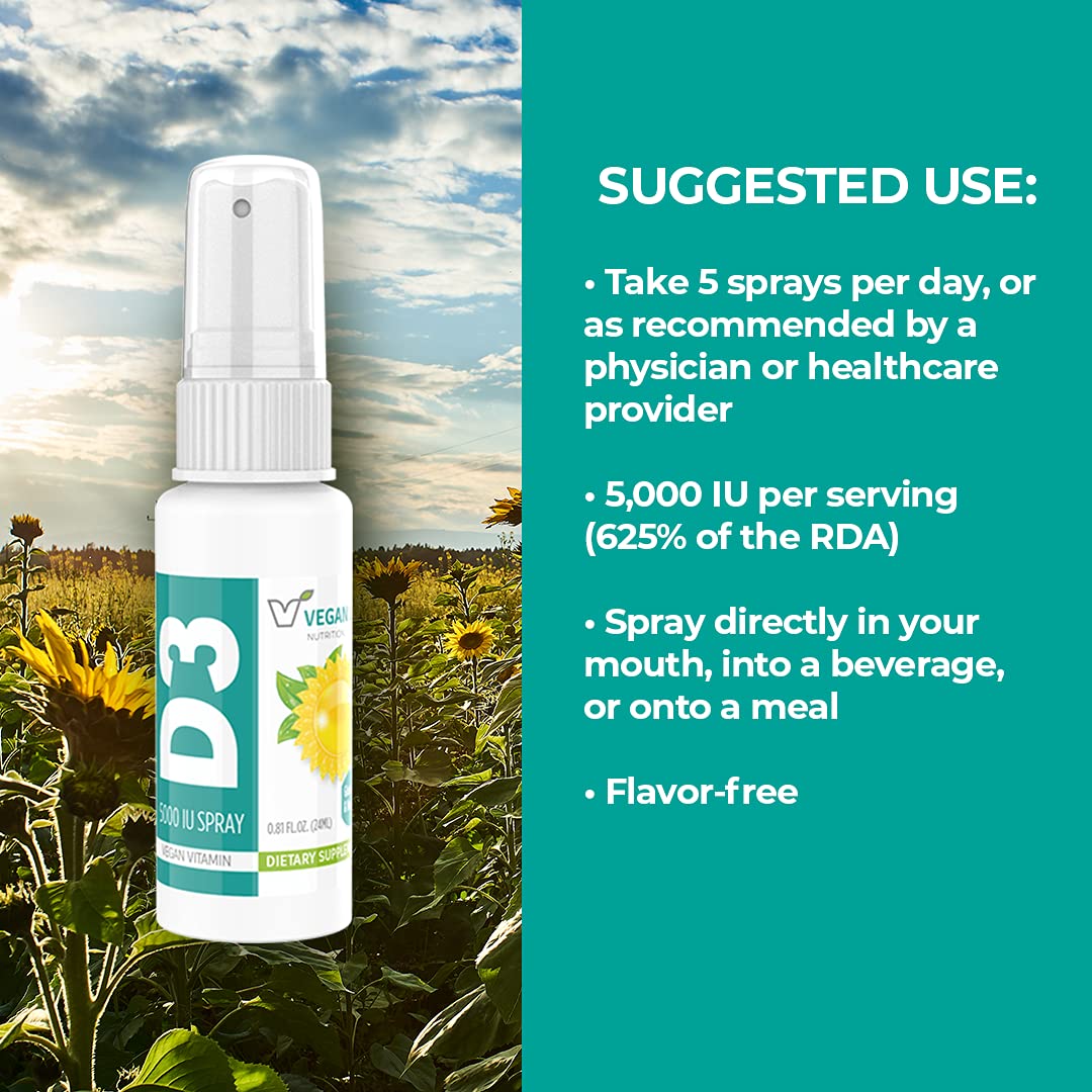 Vegan Life Nutrition Vitamin D3 5000 IU Spray - 0.81 oz - image 4