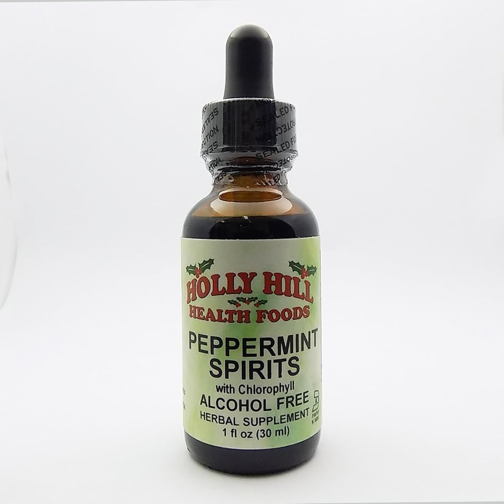 Holly Hill Health Foods Peppermint Spirits with Chlorophyll - 1 Fl Oz