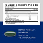 GNC Triple Strength Fish Oil Plus Joint Omega-3 - 60 Softgels - image 5