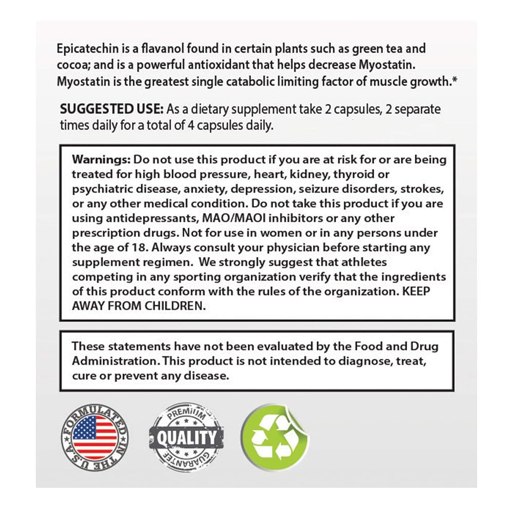 Body Essentials Epicatechin 300mg - 60 Capsules - image 4