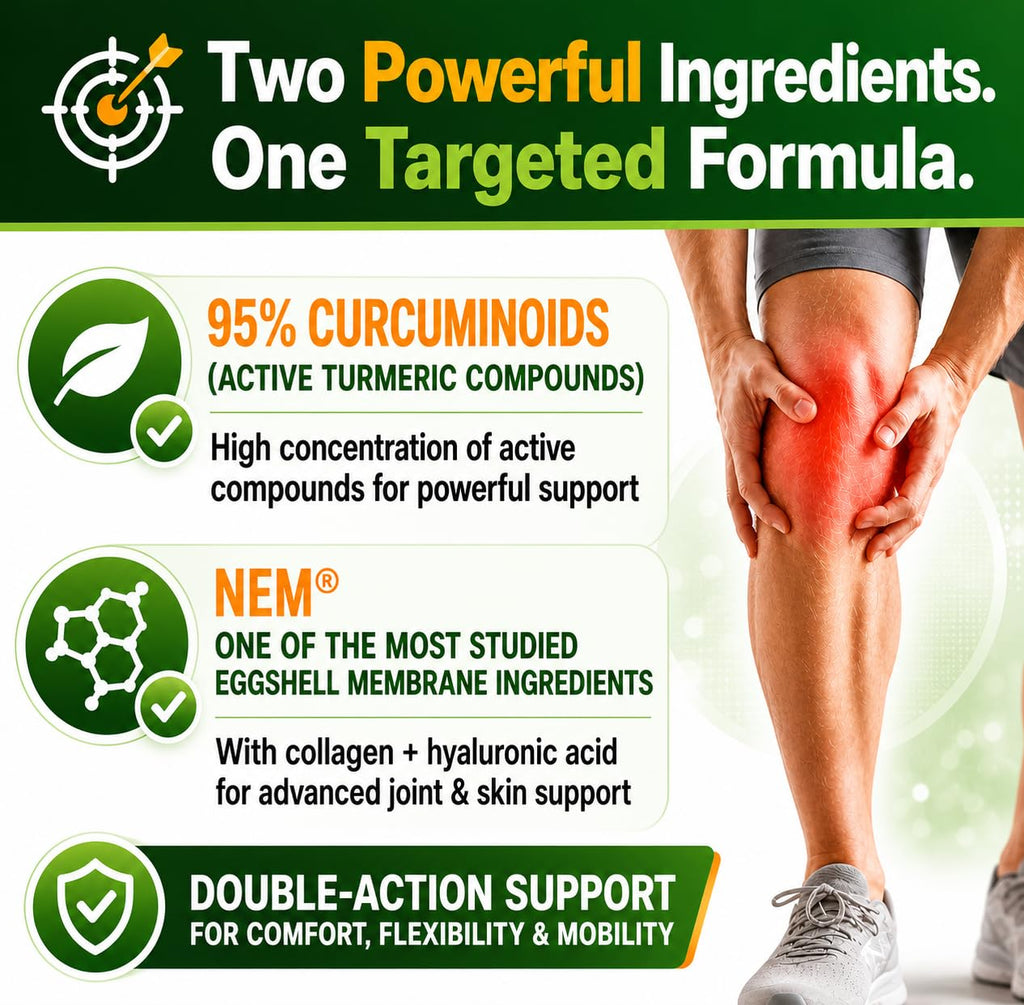 HCL Herbal Code Labs Turmeric Curcumin 95% Extract Collagen - 60 Capsules - image 5