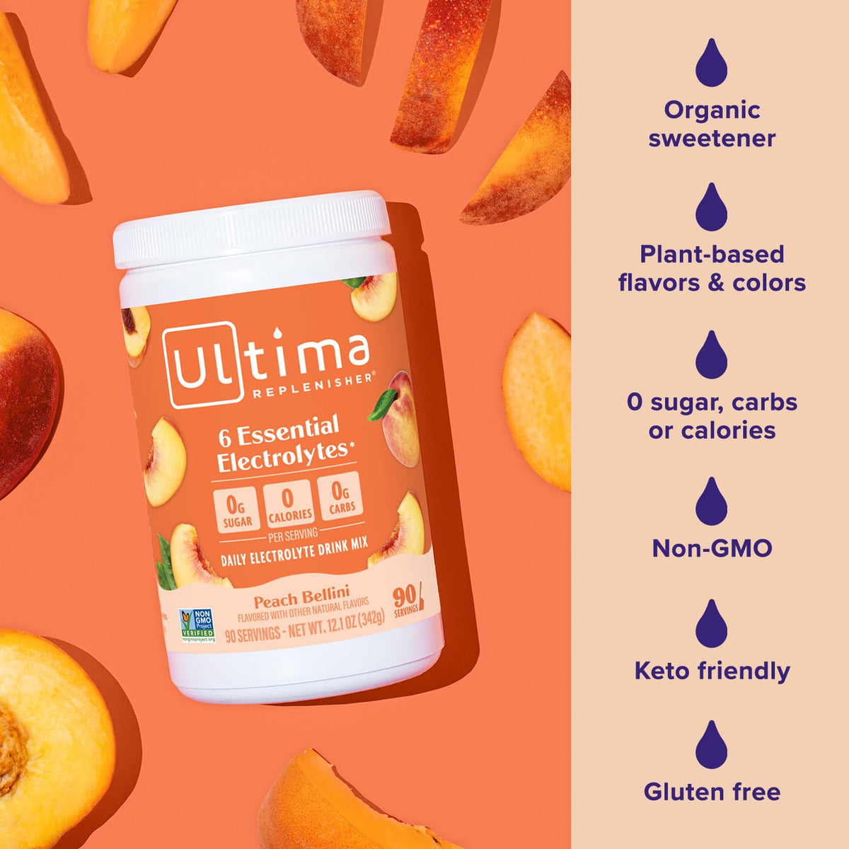 Ultima Replenisher Daily Electrolyte Powder Drink Mix