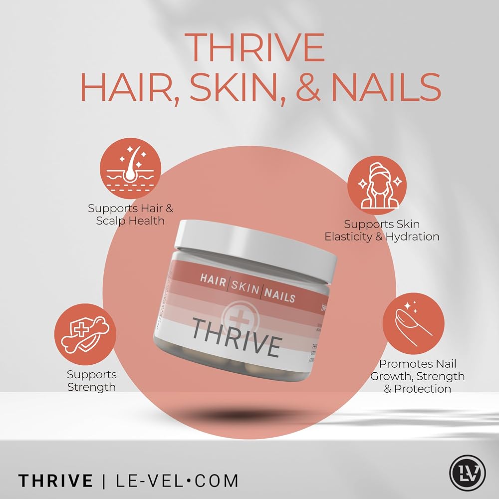 Le-Vel Thrive Premium Collagen with Biotin 3500mcg - 60 Capsules - image 4
