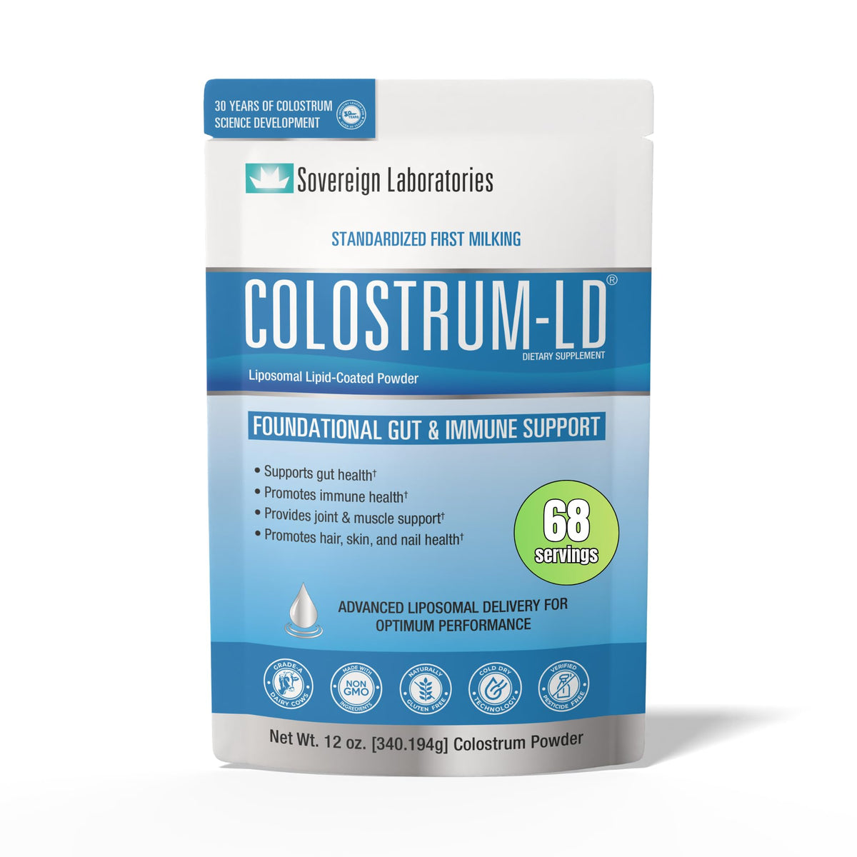 Colostrum-LD Liposomal Powder - 12 oz