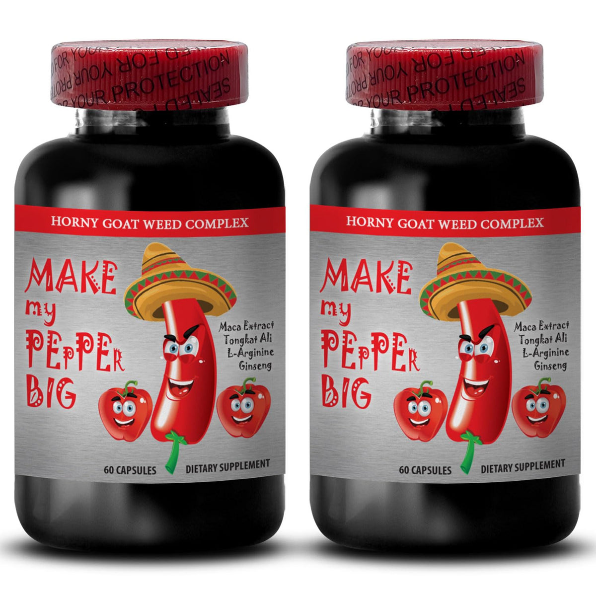Sport Supplements Make My Pepper Big Male Enhancement - 120 Capsules