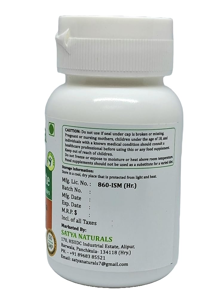 Satya Naturals Shallaki Forte Capsules 500 mg. 60 Veg. Capsule
