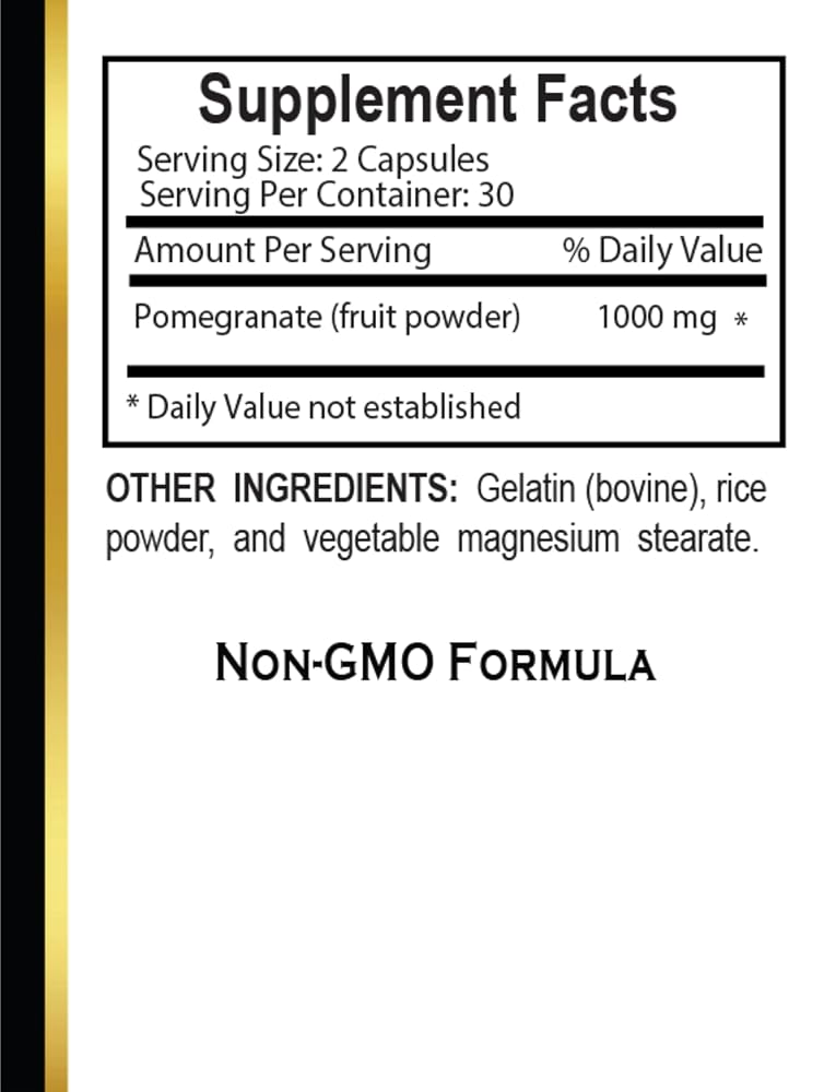 OLANTA Pomegranate Extract Antioxidant Capsules - 120 Count - image 5