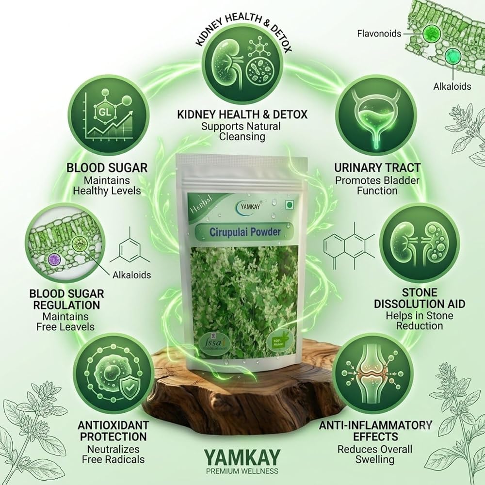 YAMKAY Aerva Lanata Mountain Knot Grass Powder - 300g - image 5