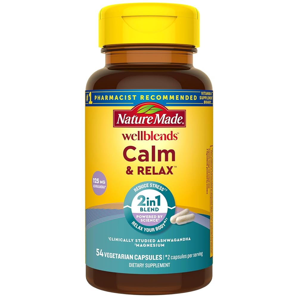 Nature Made Wellblends Calm & Relax Ashwagandha Magnesium