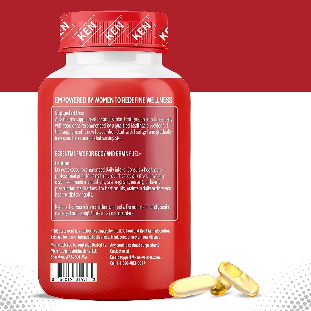 KEN Premium MCT Oil 3600mg Keto Supplement - 1 Softgels - image 2