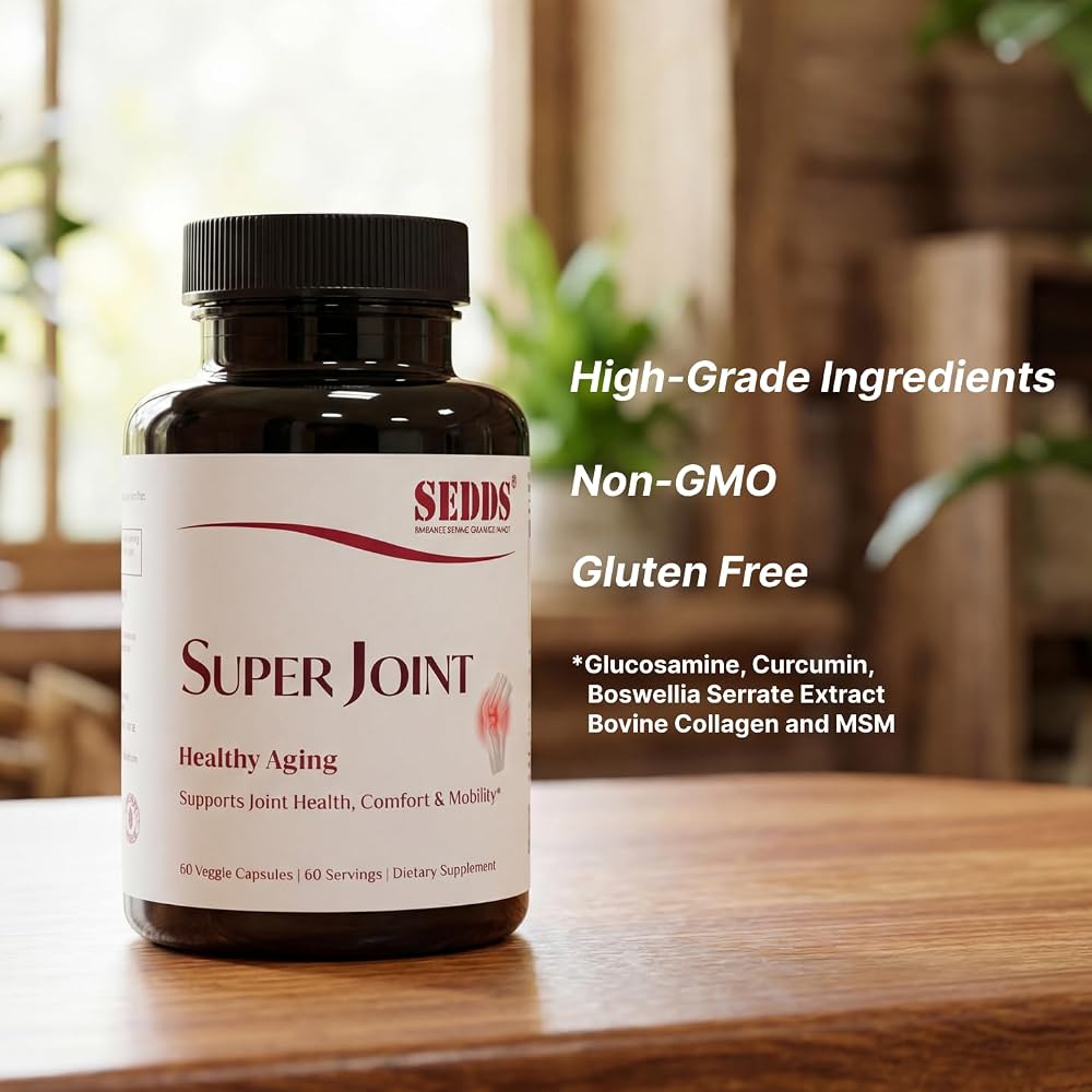 SEDDS Super Joint Supplement with Glucosamine & Turmeric - 60 Capsules - image 3