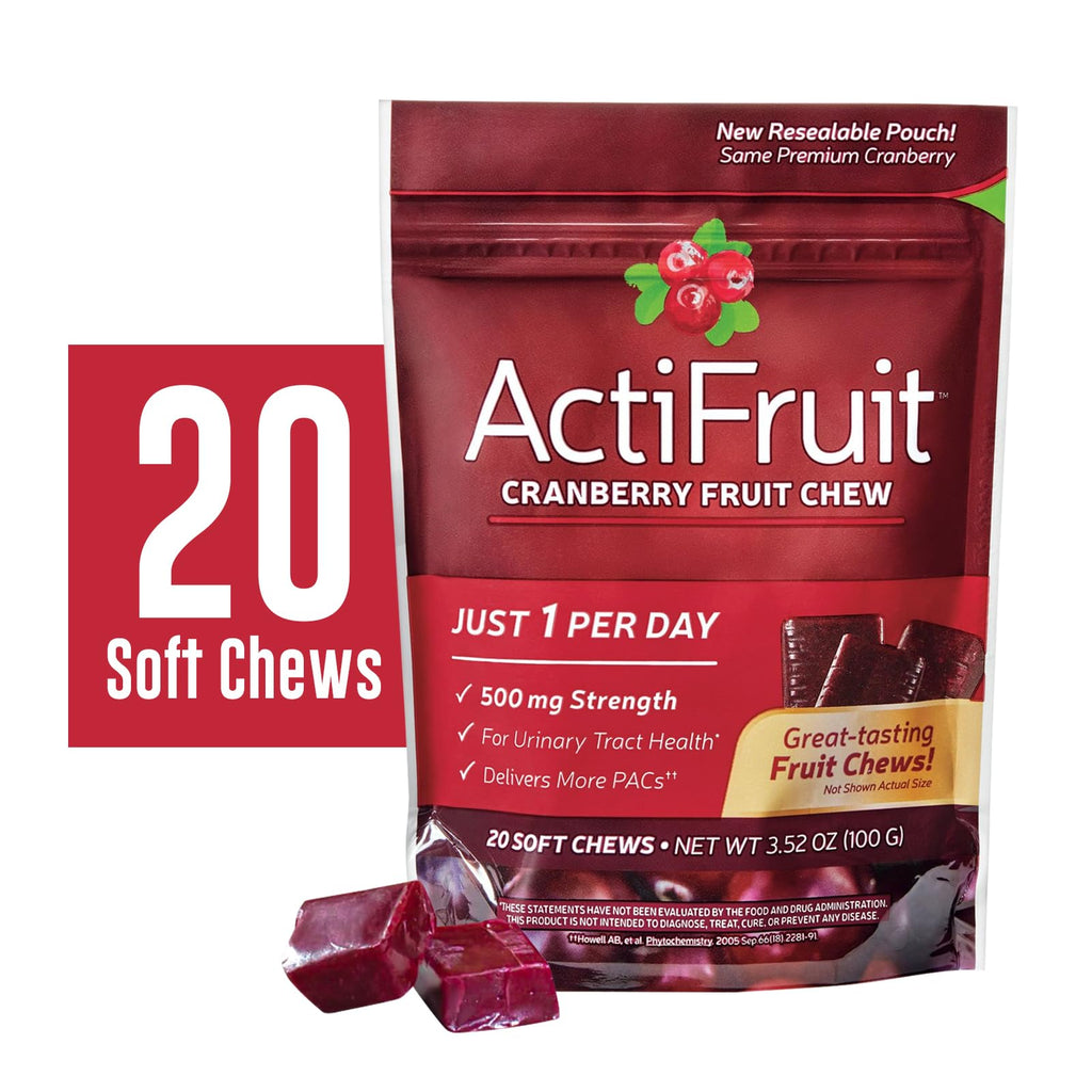 Enzymatic Therapy ActiFruit Cranberry Soft Chews - 60 Count - image 2