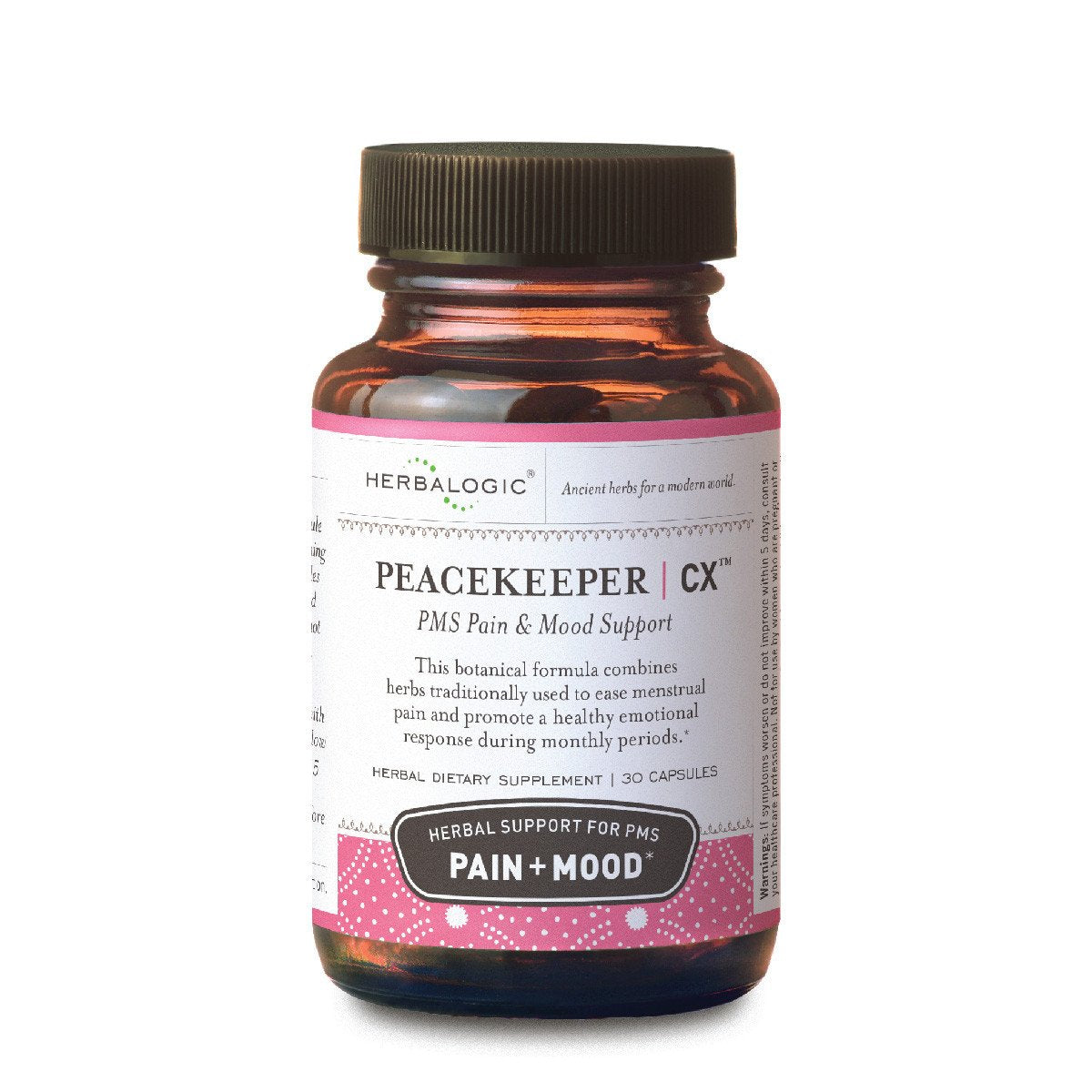 Herbalogic Peacekeeper CX Herb Capsules for PMS - 30 Capsules