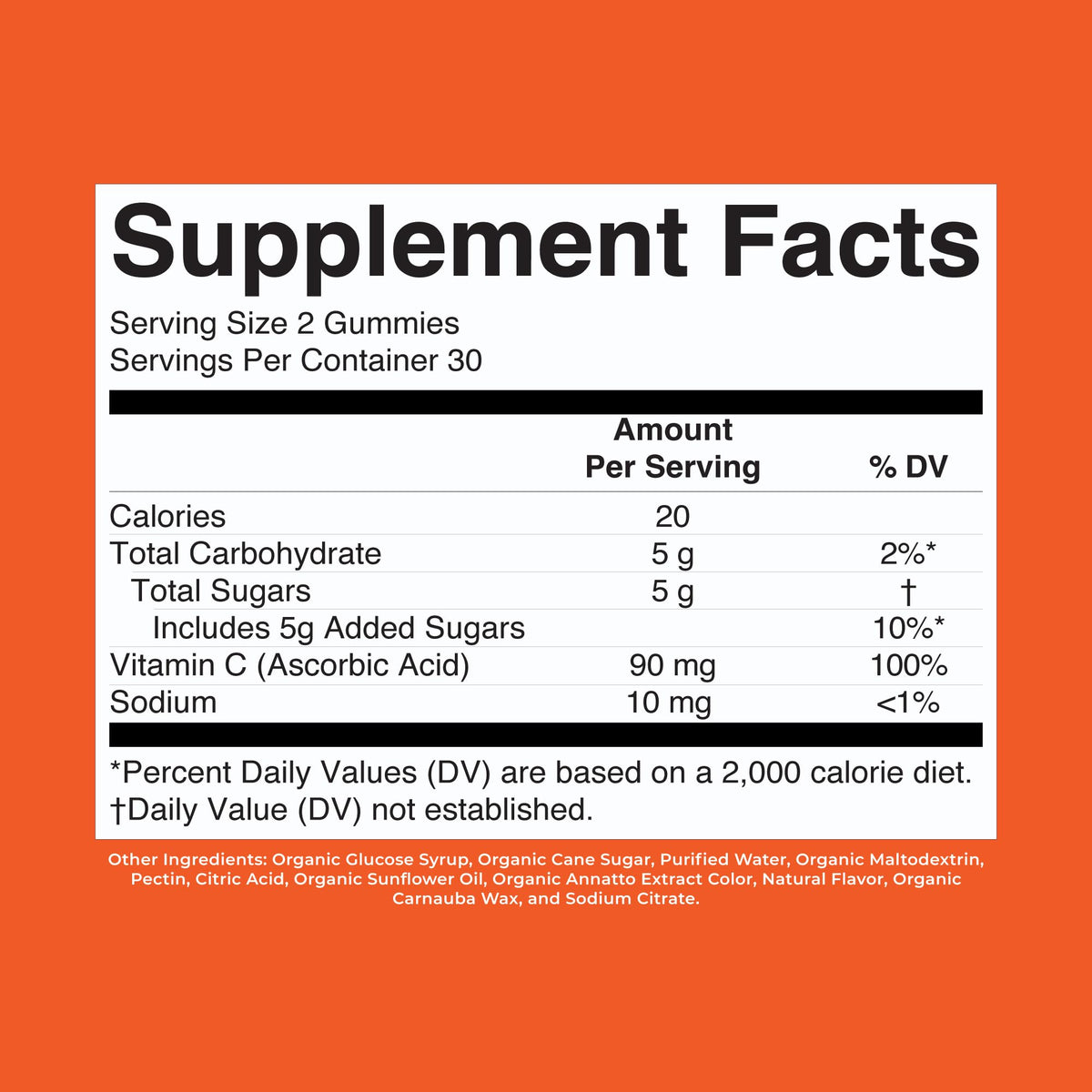 MARYRUTH'S Vitamin C Gummies