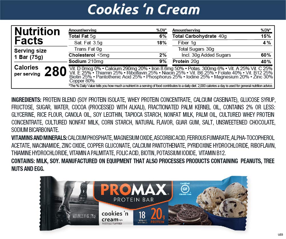 Promax 12 per pack, 2.64 oz. each