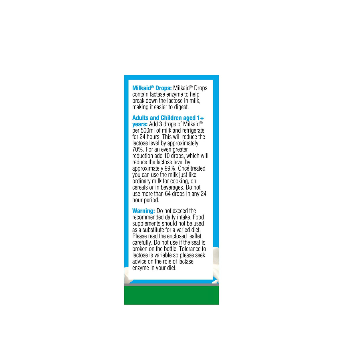 Milkaid Lactase Enzyme Drops for Lactose Intolerance - 0.5 Fl Oz - image 7