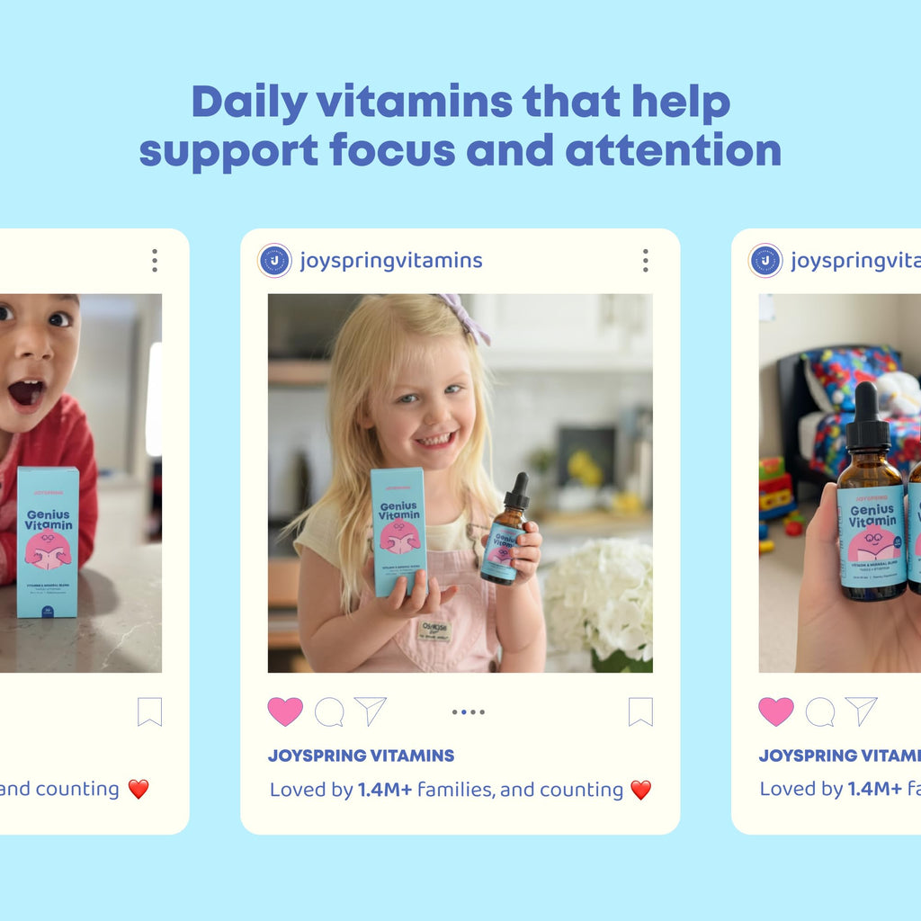 JoySpring Genius Vitamin Kids B Complex Drops with Elderberry - 30 Servings - image 3