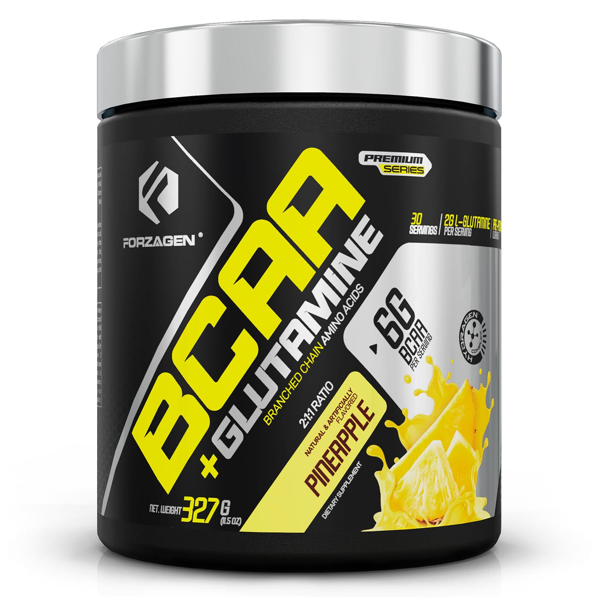 Forzagen BCAA Amino Acids Powder with Glutamine - 30 Servings