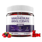 NutriVivency Magnesium Bisglycinate Chelate Gummies 400mg - 60 Gummies