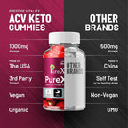 Indelo PureXKeto ACV Gummies Weight Management - 120 Gummies - image 6