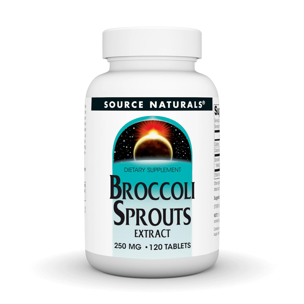 Source Naturals Broccoli Sprouts Extract 250 mg - 120 Tablets