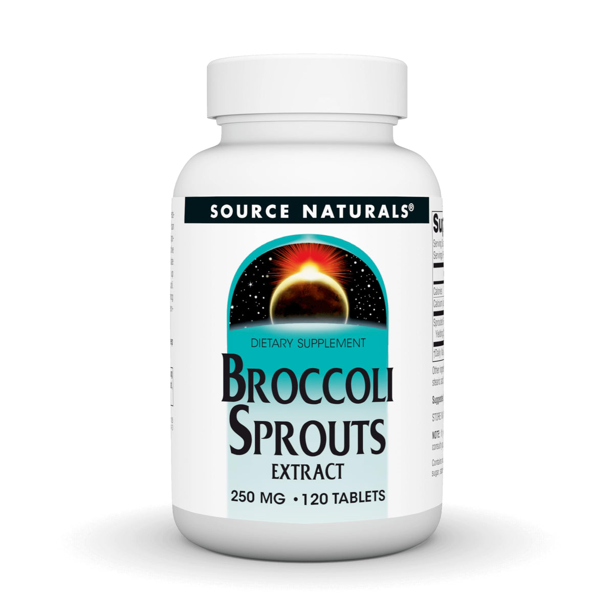 Source Naturals Broccoli Sprouts Extract 250 mg - 120 Tablets