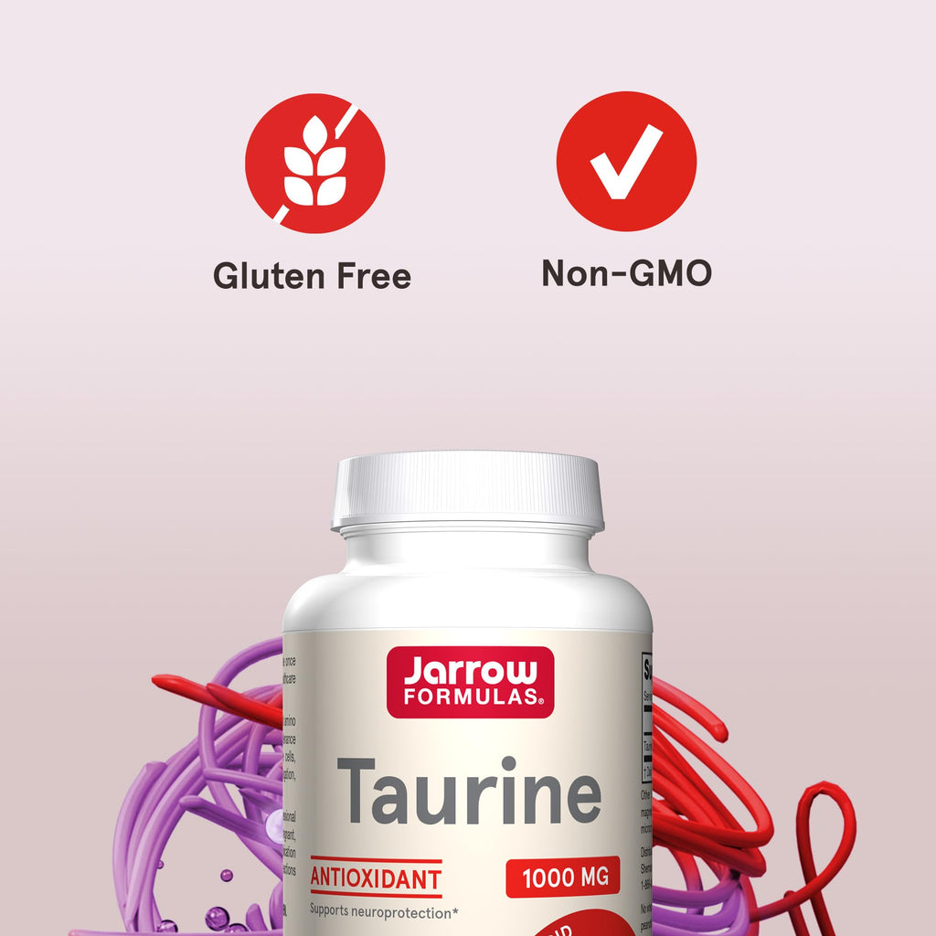 Jarrow Formulas Taurine 1000 mg Amino Acid - 100 Capsules - image 5