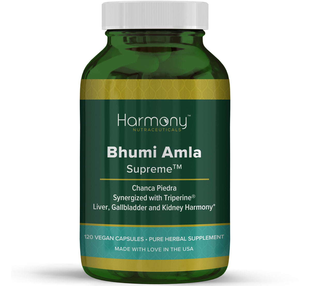 Harmony Nutraceuticals Bhumi Amla Supreme Phyllanthus Niruri - 120 Capsules