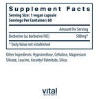 Vital Nutrients Berberine 500 mg Vegan - 60 Capsules - image 2