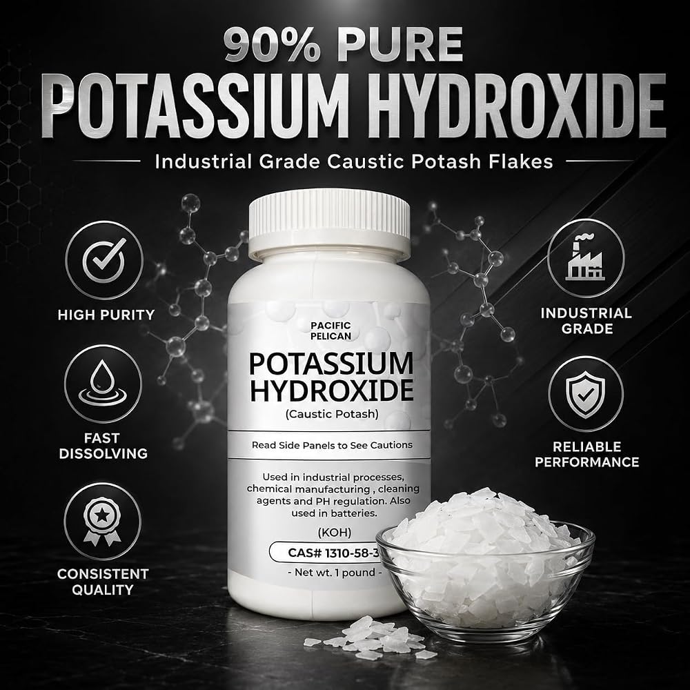 Pacific Pelican Potassium Hydroxide Chemical - 1 Count - image 2