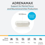 XYMOGEN AdrenaMax Mental Focus & Stress Support - 120 Capsules - image 7