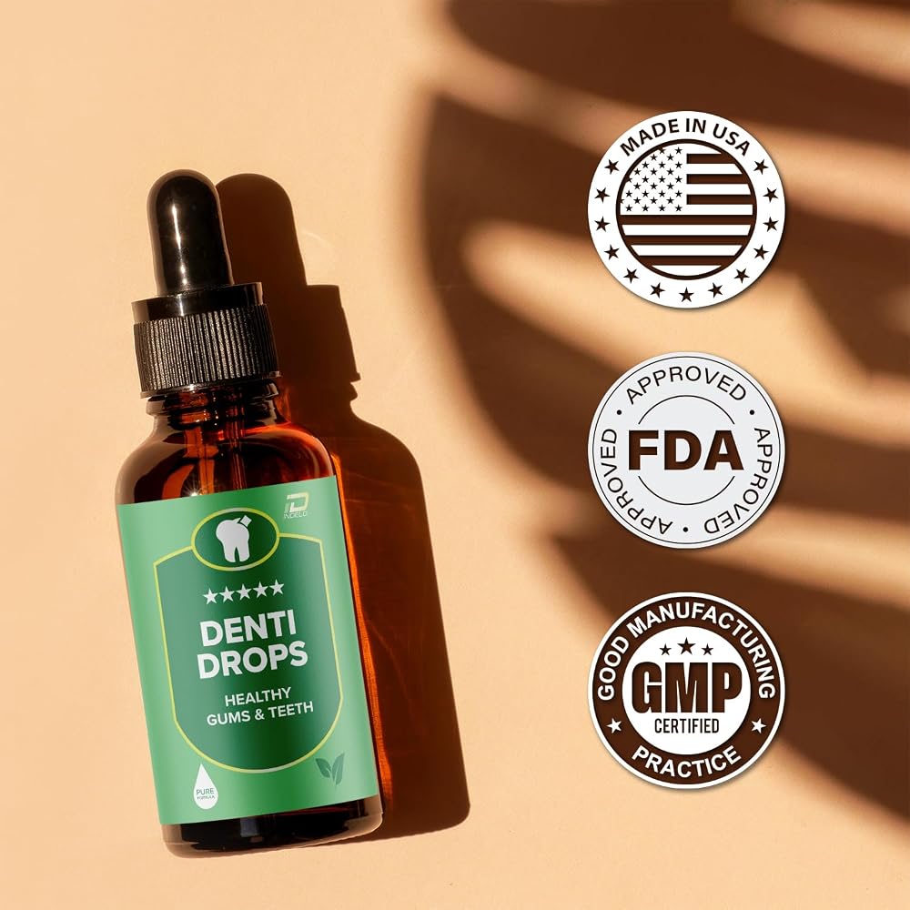Indelo Denti Drops Pro Liquid Supplement for Teeth and Gums - 2 Fl Oz - image 7