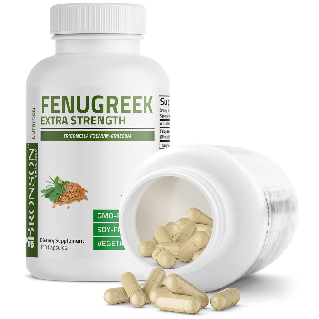 BRONSON Flavored Capsule adult Fenugreek Supports Healthy Immune